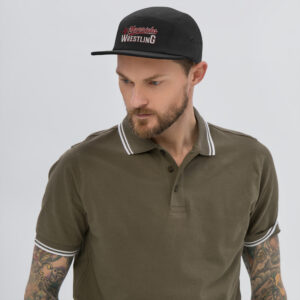 Embroidered Five Panel Camper Cap
