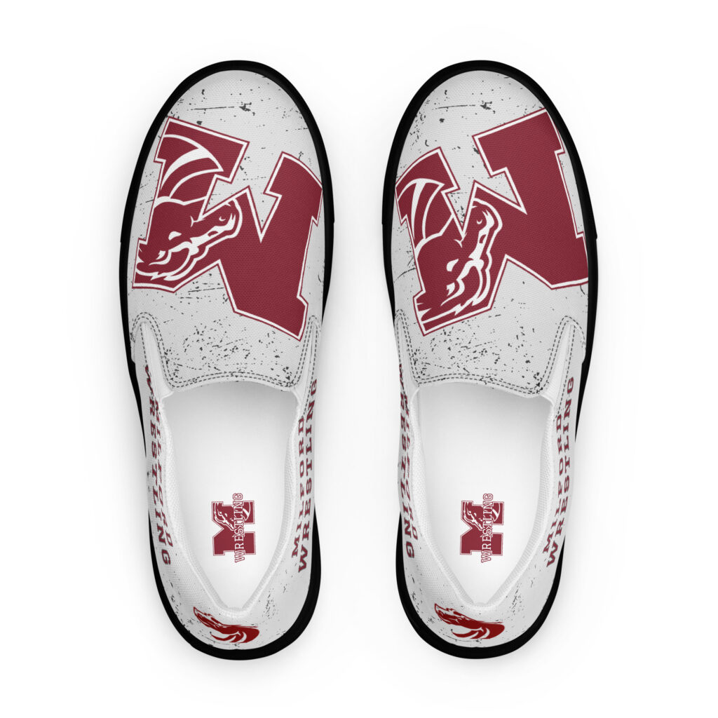 Milford Wrestling Men's Slip On Canvas Shoes