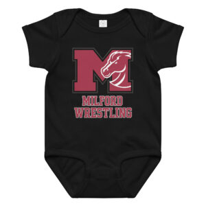 Baby Milford Wrestling jersey bodysuit