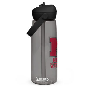 Milford Mavericks Flip straw water bottle